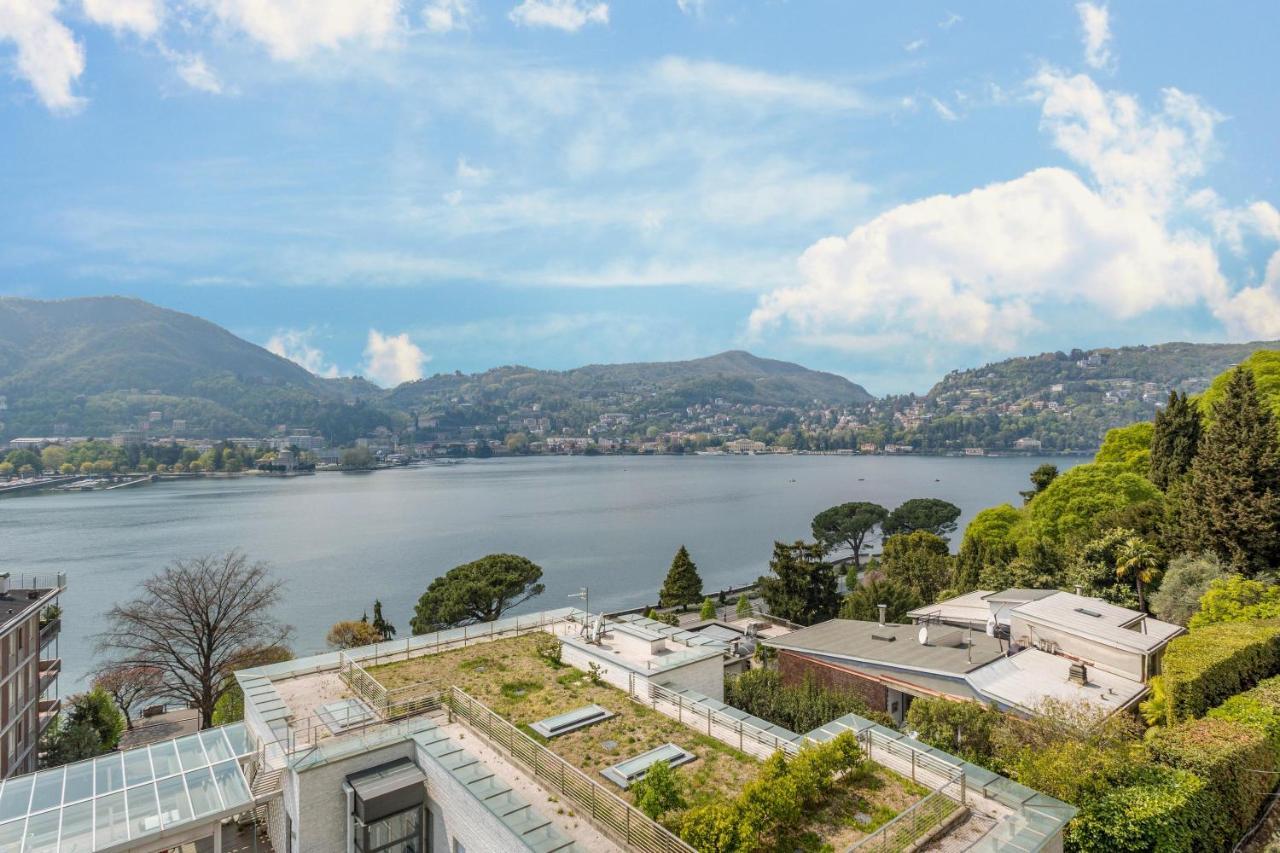 Attico Vista Lago Como Eksteriør billede